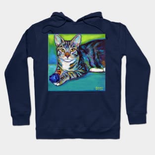 Lionel the Feisty Striped Tabby Hoodie